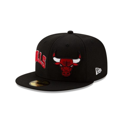 Sapca New Era Chicago Bulls NBA Double Hit 59FIFTY Fitted - Negrii